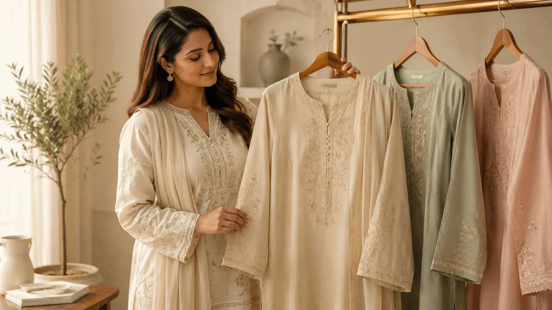 How to Choose the Right Pakistani Pret Suit for Daily Wear – Araaishe Guide